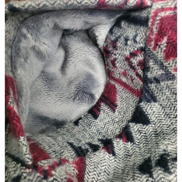 Duluth Trading Women's Sz 2XL Aztec Festivest Sherpa Collar Vest Quilt Lining - Picture 11 of 13